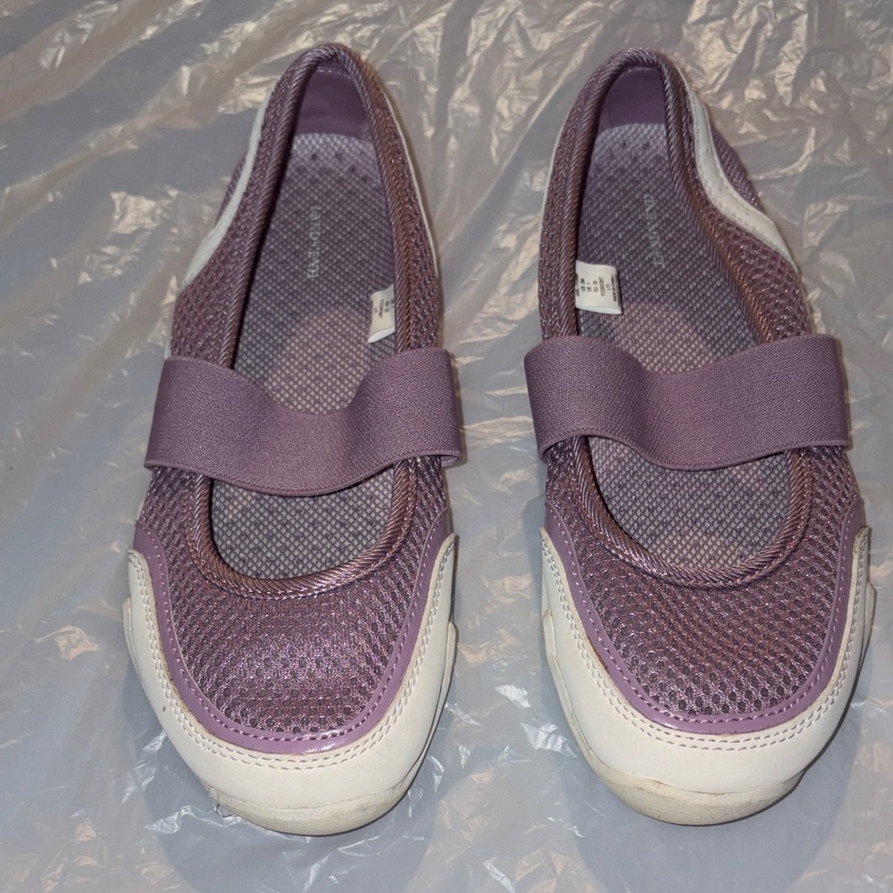 Lands' End Kids' Purple and White Water Shoes